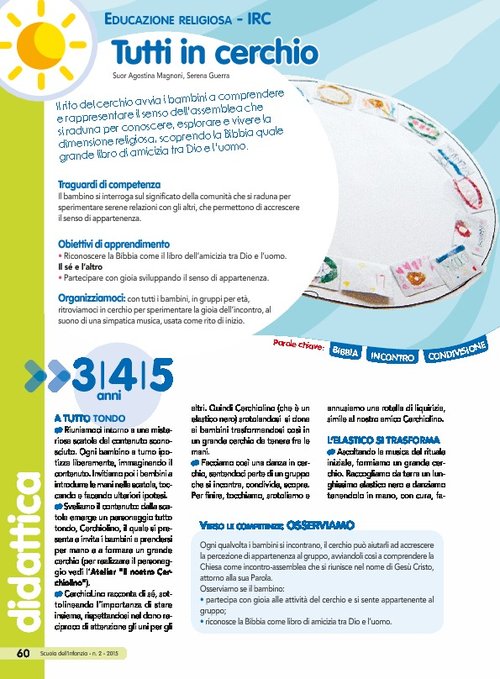 Tutti in cerchio | Giunti Scuola Tutti in cerchio | Giunti Scuola
