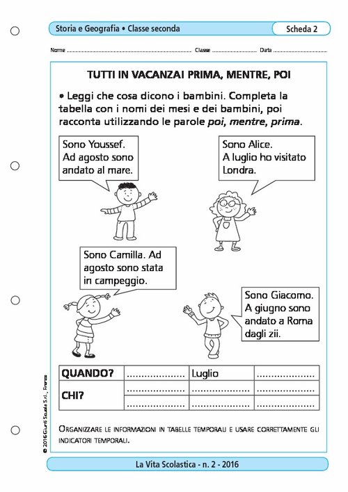 Tutti in vacanza! Prima, mentre, poi | Giunti Scuola Tutti in vacanza! Prima, mentre, poi | Giunti Scuola