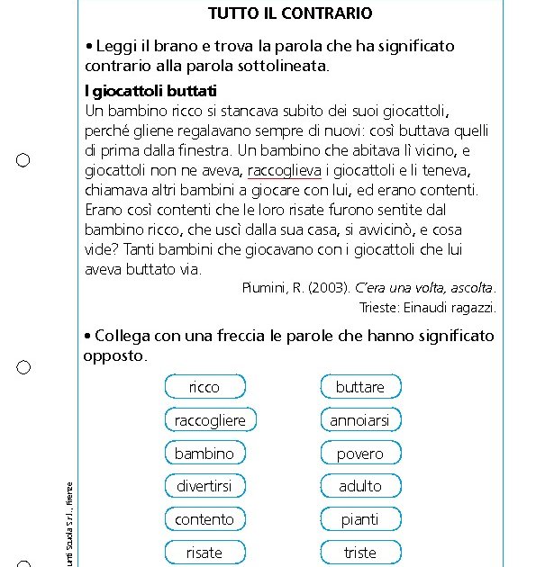 Tutto il contrario Tutto il contrario Giunti Scuola