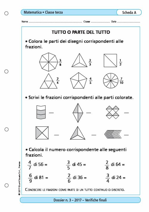 Tutto o parte del tutto | Giunti Scuola