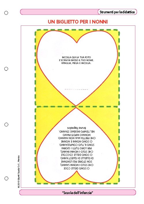 Un biglietto per i nonni | Giunti Scuola Un biglietto per i nonni | Giunti Scuola