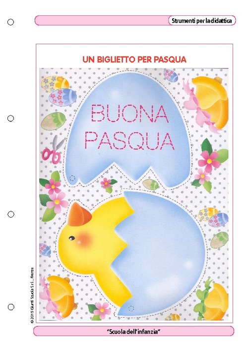 Un biglietto per Pasqua | Giunti Scuola Un biglietto per Pasqua | Giunti Scuola