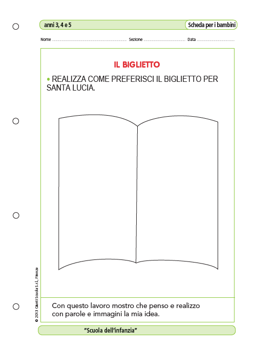 Un biglietto per Santa Lucia | Giunti Scuola Un biglietto per Santa Lucia | Giunti Scuola