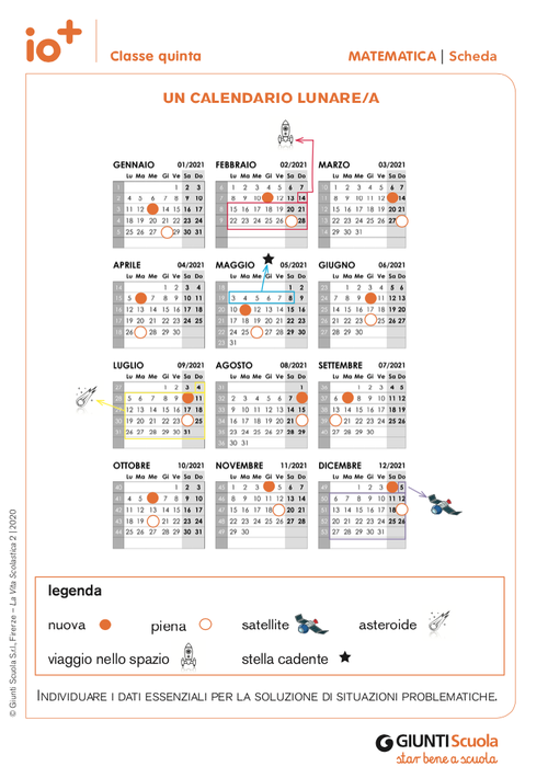 Un calendario lunare/A | Giunti Scuola