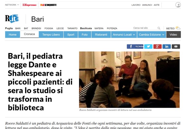 Un circolo di lettura dal pediatra? Un'idea possibile | Giunti Scuola