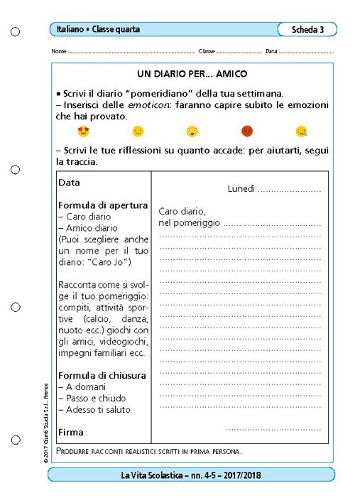 Un diario per... amico | Giunti Scuola