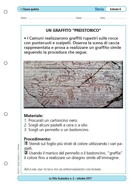 Un graffito "preistorico" | Giunti Scuola Un graffito "preistorico" | Giunti Scuola