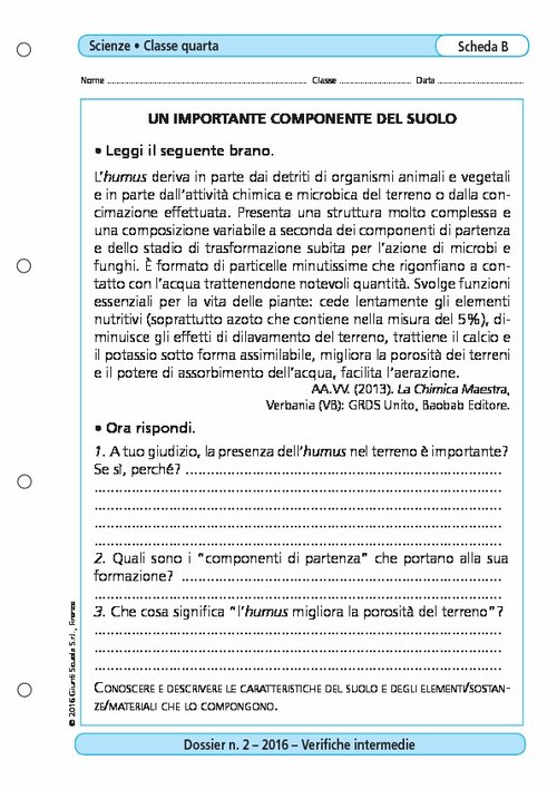 Un importante componente del suolo | Giunti Scuola Un importante componente del suolo | Giunti Scuola
