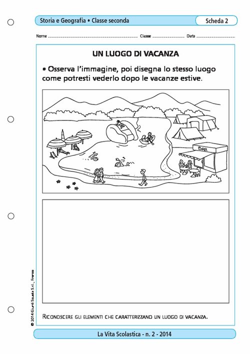 Un luogo di vacanza | Giunti Scuola Un luogo di vacanza | Giunti Scuola