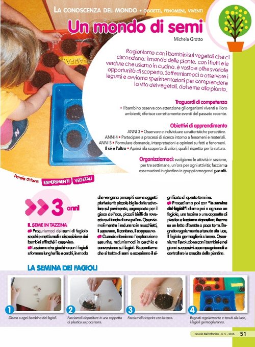 Un mondo di semi | Giunti Scuola Un mondo di semi | Giunti Scuola