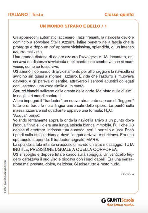 Un mondo strano e bello | Giunti Scuola Un mondo strano e bello | Giunti Scuola