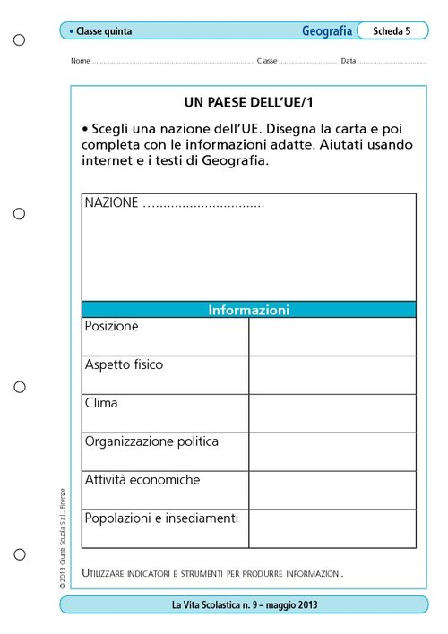 Un paese dell'UE/1 | Giunti Scuola Un paese dell'UE/1 | Giunti Scuola