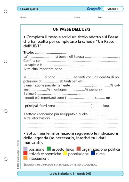 Un paese dell'UE/2 | Giunti Scuola Un paese dell'UE/2 | Giunti Scuola
