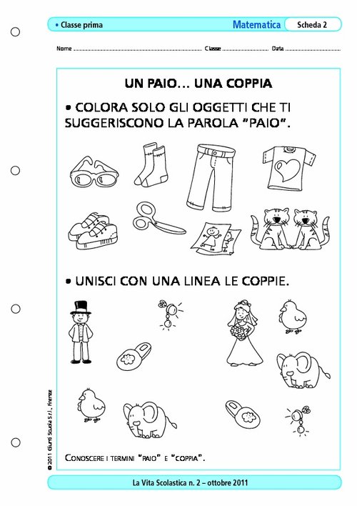 Un paio... una coppia | Giunti Scuola Un paio... una coppia | Giunti Scuola
