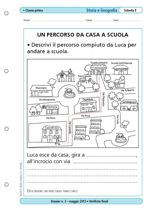 Un percorso da casa a scuola | Giunti Scuola Un percorso da casa a scuola | Giunti Scuola