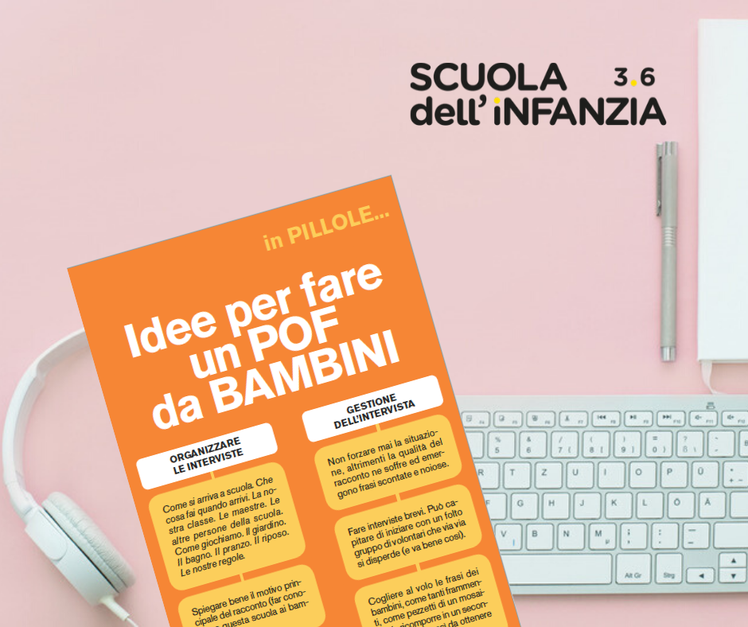 Un POF da bambini - "Pillole" per star bene a scuola | Giunti Scuola