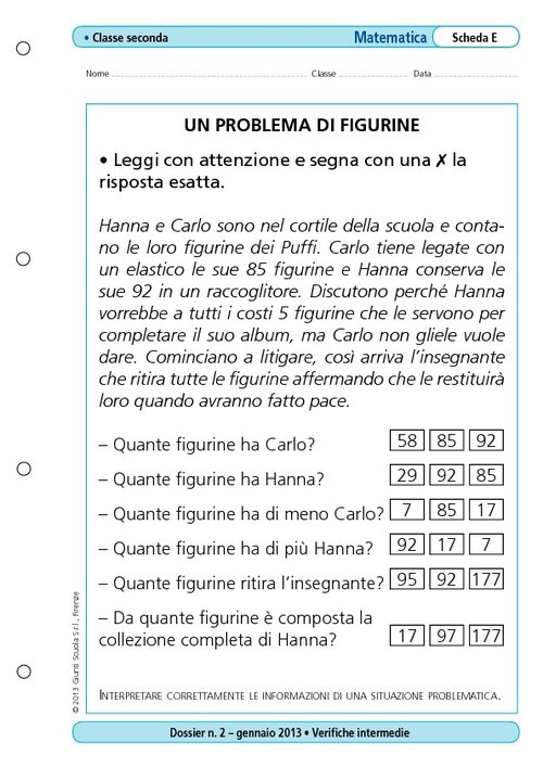 Un problema di figurine | Giunti Scuola Un problema di figurine | Giunti Scuola