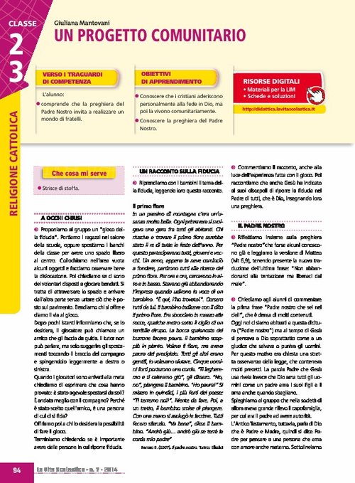 Un progetto comunitario | Giunti Scuola