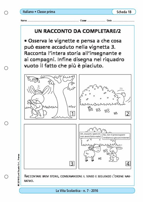 Un racconto da completare/2 | Giunti Scuola Un racconto da completare/2 | Giunti Scuola