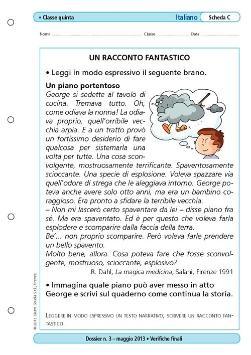 Un racconto fantastico | Giunti Scuola Un racconto fantastico | Giunti Scuola