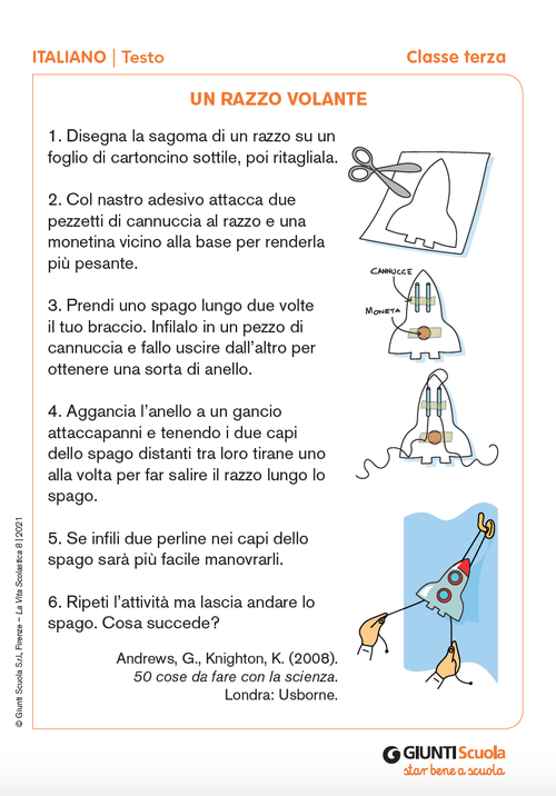 Un razzo volante | Giunti Scuola Un razzo volante | Giunti Scuola