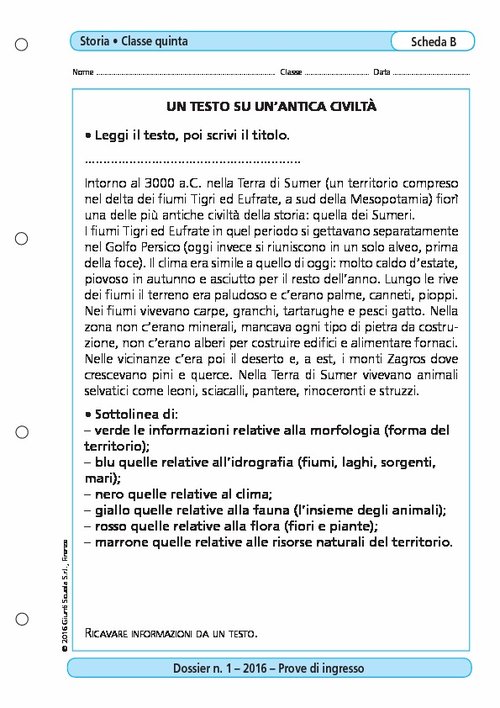 Un testo su un'antica civiltà | Giunti Scuola Un testo su un'antica civiltà | Giunti Scuola