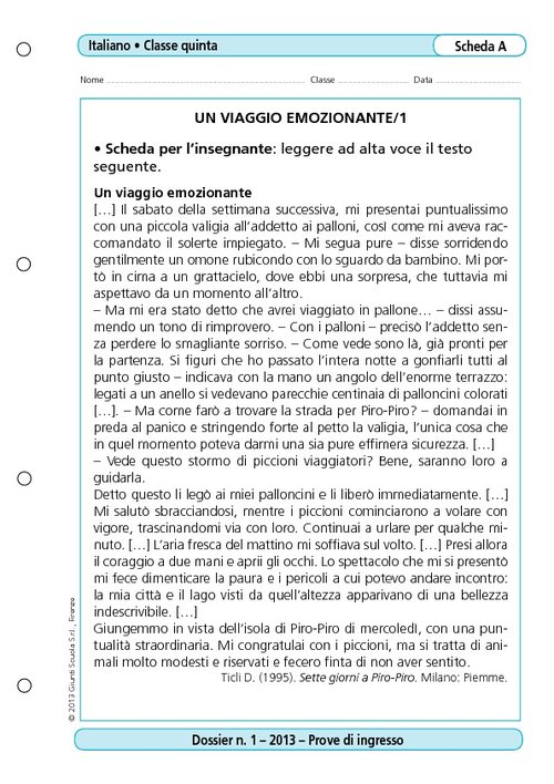 Un viaggio emozionante/1 | Giunti Scuola Un viaggio emozionante/1 | Giunti Scuola
