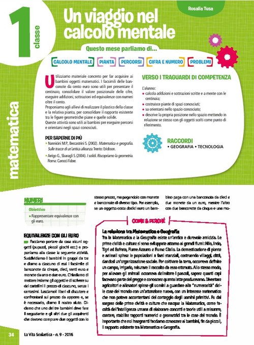 Un viaggio nel calcolo mentale | Giunti Scuola