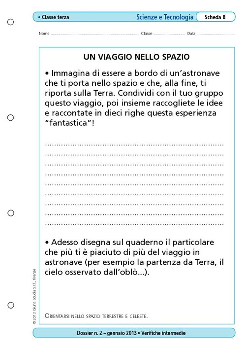 Un viaggio nello spazio | Giunti Scuola Un viaggio nello spazio | Giunti Scuola