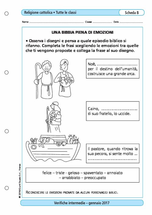 Una Bibbia piena di emozioni | Giunti Scuola Una Bibbia piena di emozioni | Giunti Scuola