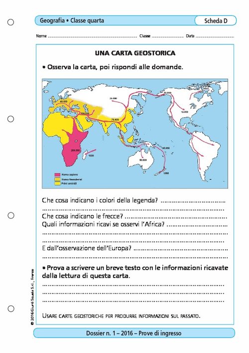 Una carta geostorica | Giunti Scuola Una carta geostorica | Giunti Scuola