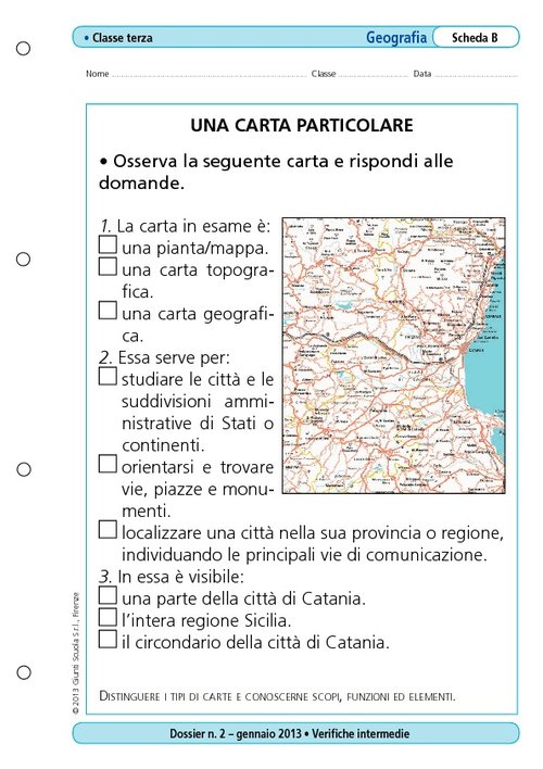 Una carta particolare | Giunti Scuola Una carta particolare | Giunti Scuola