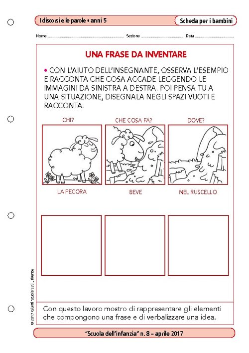 Una frase da inventare | Giunti Scuola Una frase da inventare | Giunti Scuola