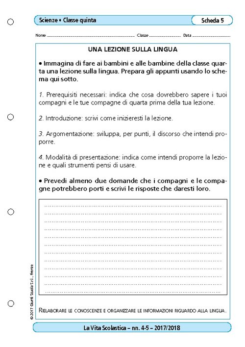 Una lezione sulla lingua | Giunti Scuola Una lezione sulla lingua | Giunti Scuola