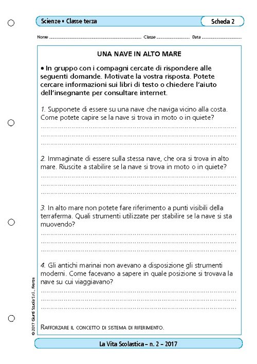 Una nave in alto mare | Giunti Scuola Una nave in alto mare | Giunti Scuola