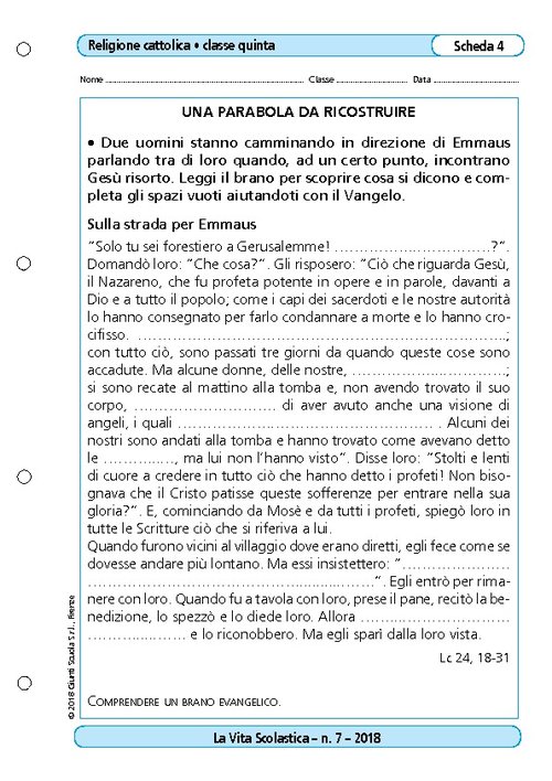 Una parabola da ricostruire | Giunti Scuola Una parabola da ricostruire | Giunti Scuola