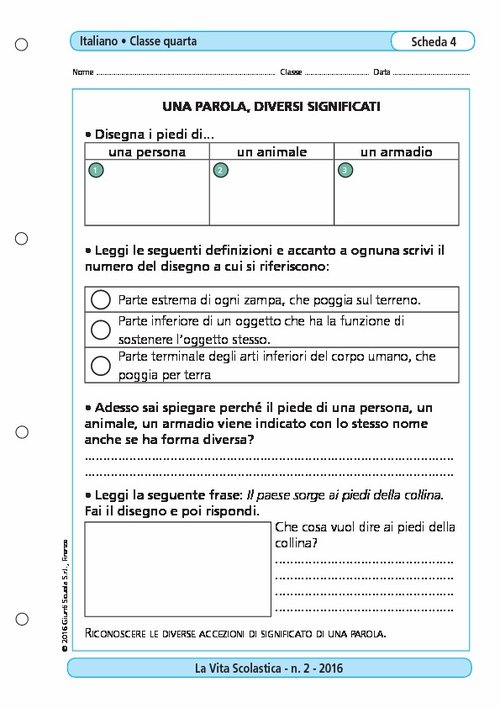 Una parola, diversi significati | Giunti Scuola