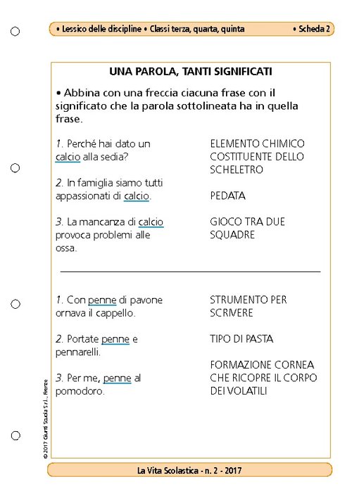 Una parola, tanti significati | Giunti Scuola Una parola, tanti significati | Giunti Scuola