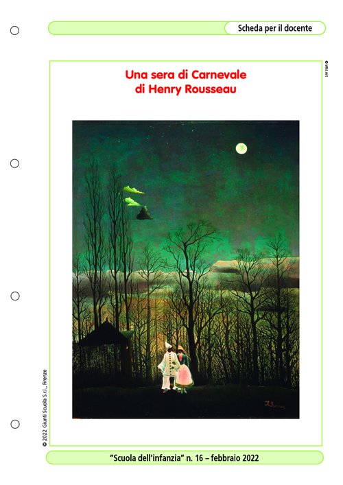 “Una sera di Carnevale” di Henry Rousseau | Giunti Scuola “Una sera di Carnevale” di Henry Rousseau | Giunti Scuola