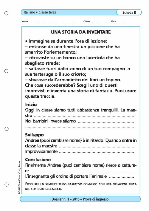 Una storia da inventare | Giunti Scuola Una storia da inventare | Giunti Scuola