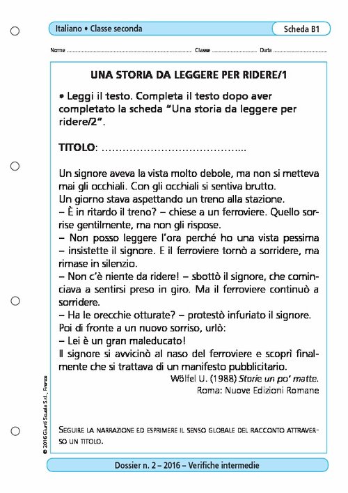 Una storia da leggere per ridere/1 | Giunti Scuola Una storia da leggere per ridere/1 | Giunti Scuola