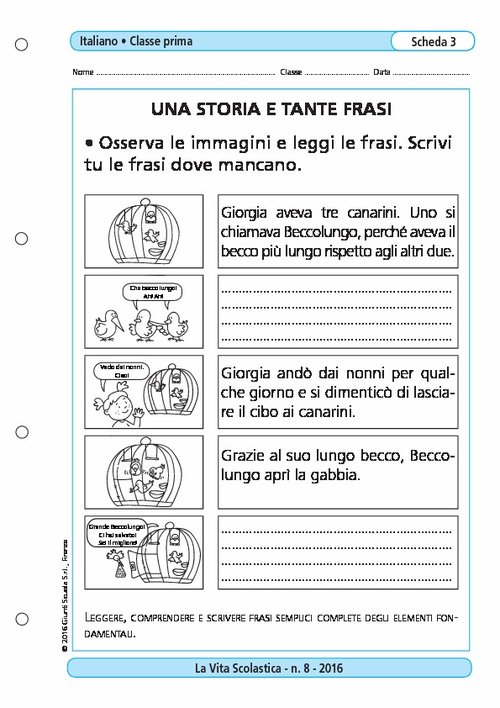 Una storia e tante frasi | Giunti Scuola Una storia e tante frasi | Giunti Scuola