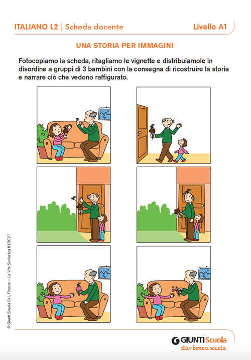 Una storia per immagini | Giunti Scuola Una storia per immagini | Giunti Scuola