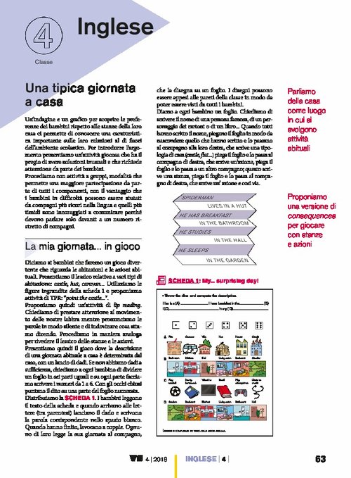 Una tipica giornata a casa | Giunti Scuola Una tipica giornata a casa | Giunti Scuola