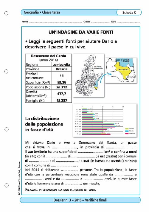 Un'indagine da varie fonti | Giunti Scuola Un'indagine da varie fonti | Giunti Scuola