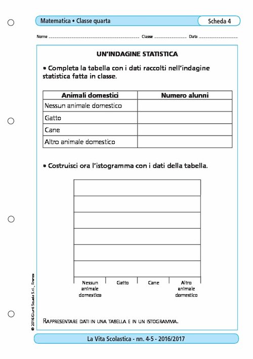 Un'indagine statistica | Giunti Scuola