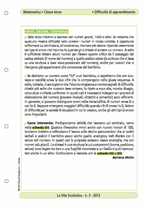 Unità, decine, centinaia | Giunti Scuola