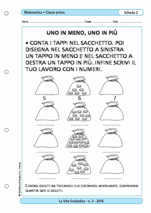Uno in meno, uno in più | Giunti Scuola Uno in meno, uno in più | Giunti Scuola