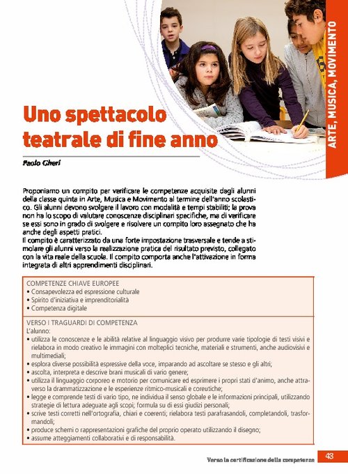 Uno spettacolo teatrale di fine anno | Giunti Scuola Uno spettacolo teatrale di fine anno | Giunti Scuola
