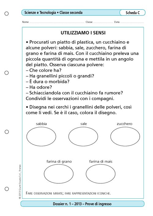 Utilizziamo i sensi | Giunti Scuola Utilizziamo i sensi | Giunti Scuola